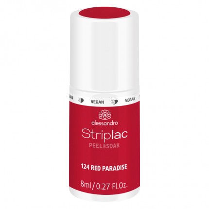 Red Paradise 8ml - ALESSANDRO STRIPLAC - farebný gél lak na nechty