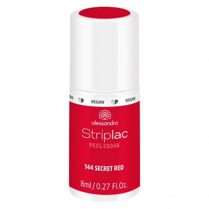 Secret Red 8ml - ALESSANDRO STRIPLAC - farebný gél lak na nechty