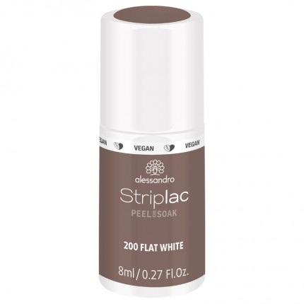 Flat White 8ml - ALESSANDRO STRIPLAC - farebný gél lak na nechty