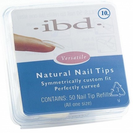 Natural tipy 10 - 50 ks - IBD - prirodzene pôsobiace tipy na nechty veľkosti 10