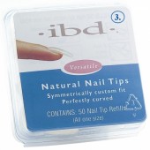 Natural tipy 3 - 50ks - IBD - prirodzene pôsobiace tipy na nechty veľkosti 3
